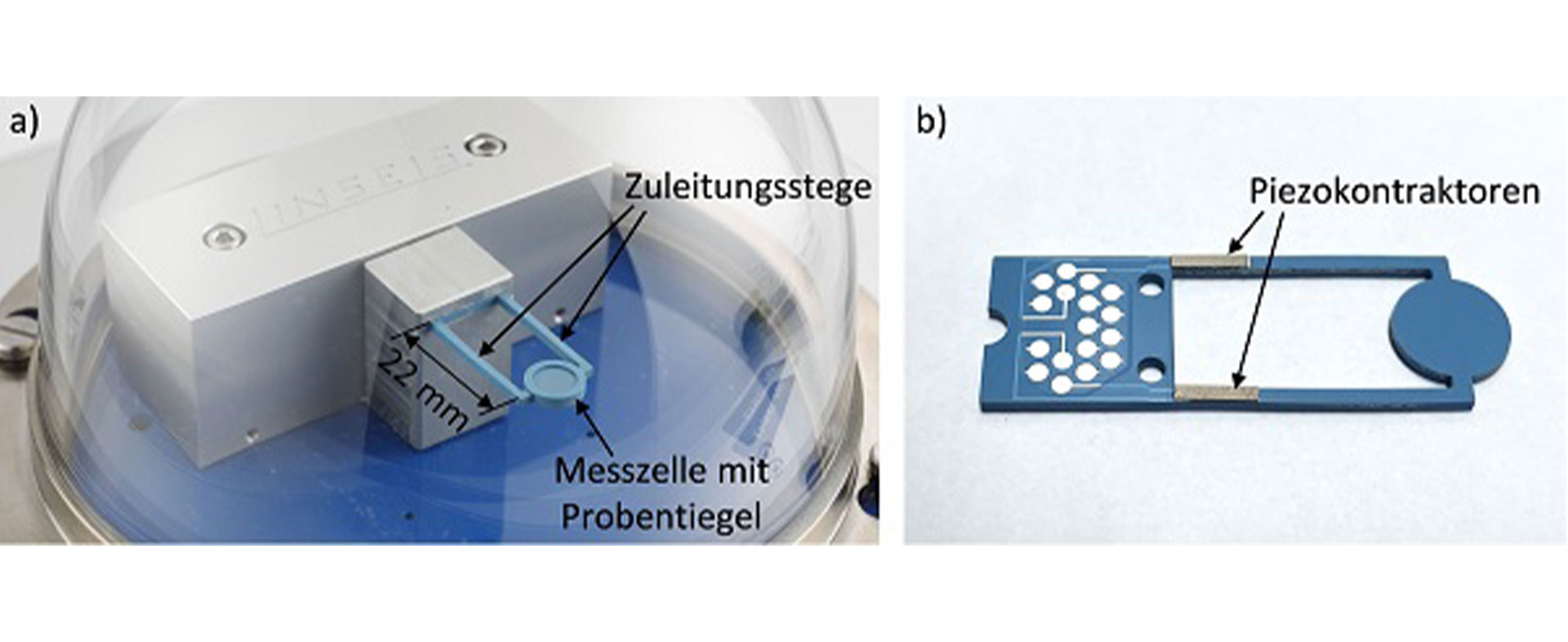 Miniaturisiertes DSC-Gerät mit integrierter Wägeeinrichtung - WDSC